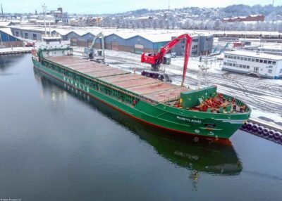 Rubyland moored in Kolding, 24-12-2021