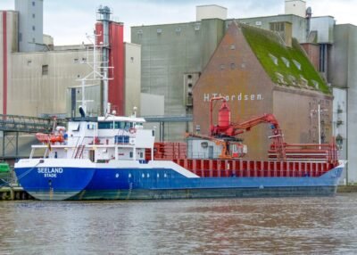 Seeland moored in Husum, 27-09-2015