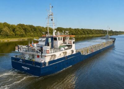 Vertom Isa in Kiel Canal passing Hohenhörn, 25-07-2024