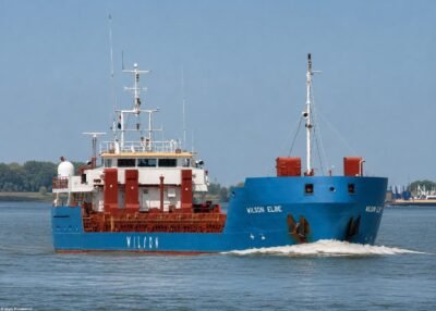 Wilson Elbe inbound Rotterdam passing Rozenburg, 24-06-2024