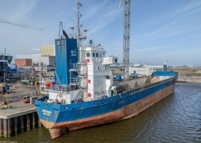 Hermas moored in Harlingen, 23-02-2025