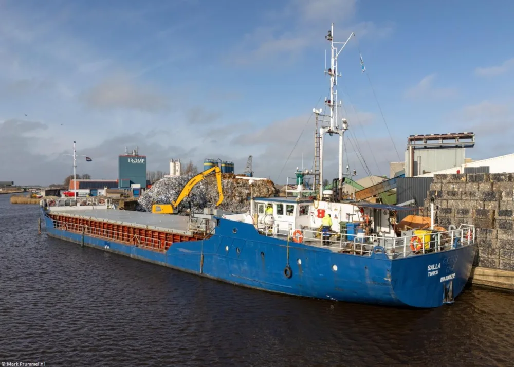 Salla moored in Leeuwarden, 23-02-2025