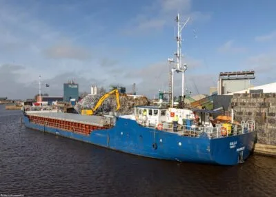 Salla moored in Leeuwarden, 23-02-2025