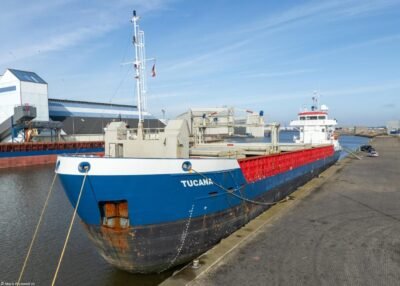 Tucana moored in Harlingen, 23-02-2025