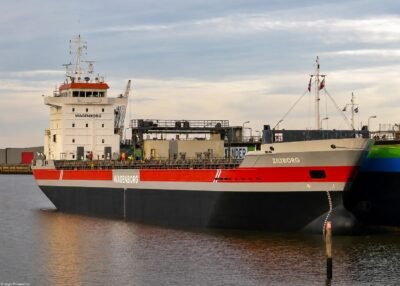 Ziltborg moored in Delfzijl, 28-01-2017