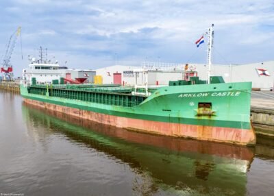 Arklow Castle moored in Delfzijl, 23-03-2025