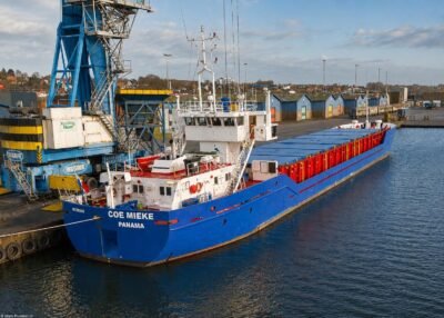 Coe Mieke moored in Kolding, 21-12-2024