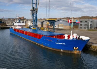 Coe Mieke moored in Kolding, 21-12-2024