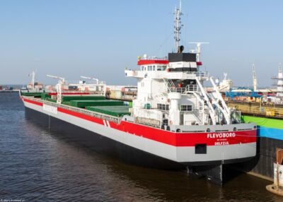 Flevoborg moored in Delfzijl, 22-03-2025