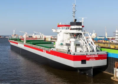 Flevoborg moored in Delfzijl, 22-03-2025