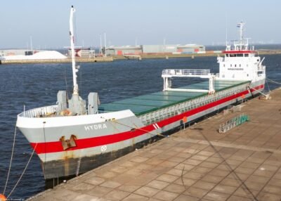 Hydra moored in Delfzijl, 22-03-2025