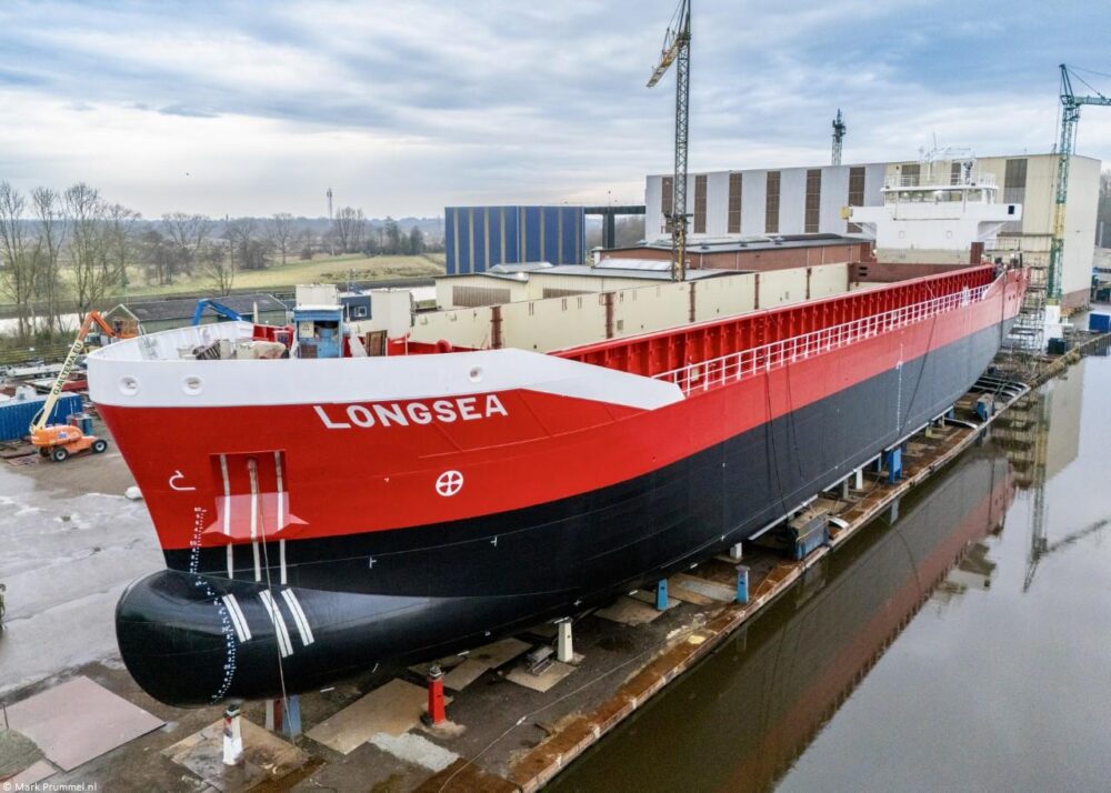 Longsea under construction at Ship and Steelbuilding B.V., 23-03-2025