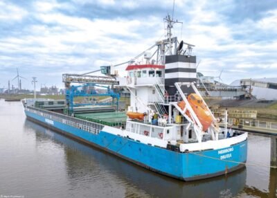 Neerborg moored in Delfzijl, 23-03-2025