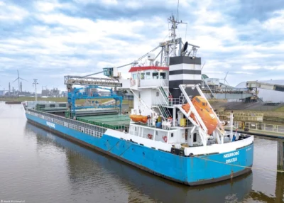 Neerborg moored in Delfzijl, 23-03-2025