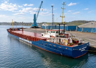 Rix Amethyst moored in Fredericia, 26-12-2024