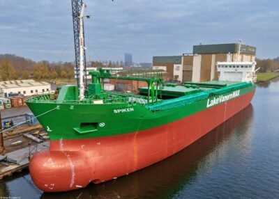 Spiken under construction at shipyard Ferus Smit, 30-06-2024