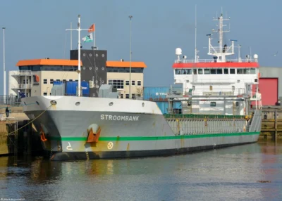 Stroombank arriving in Delfzijl, 09-03-2025