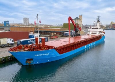 Wilson Ghent moored in Kolding, 26-12-2024