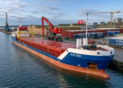 Wilson Wedau moored in Kolding, 21-12-2024