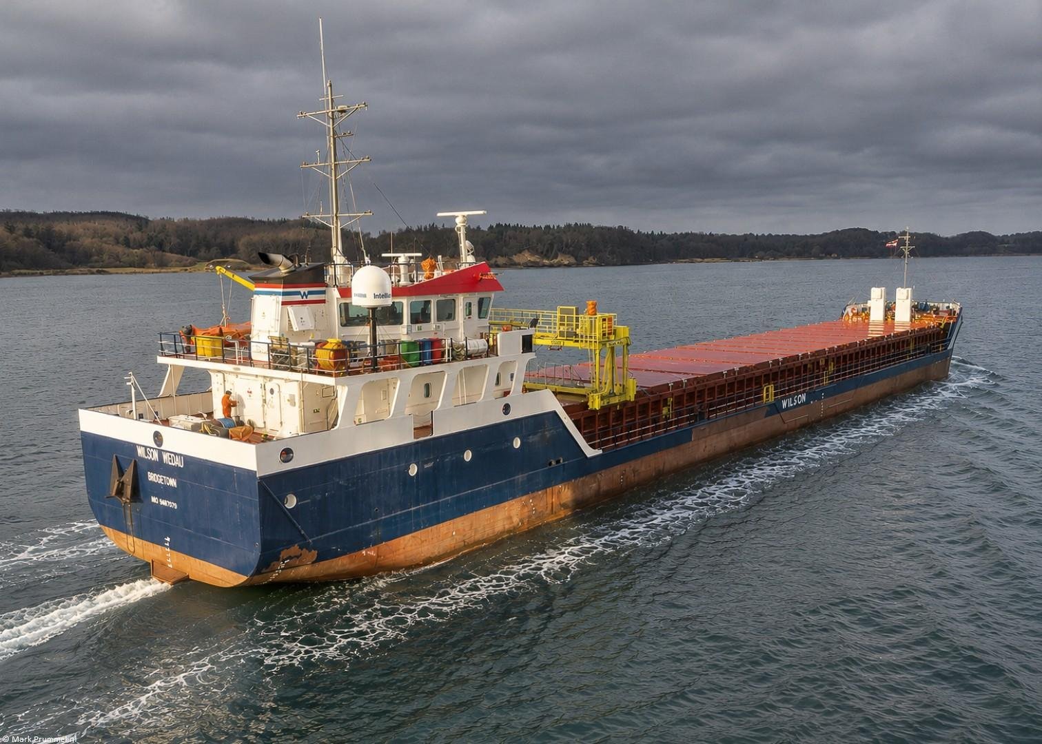 Wilson Wedau in Little Belt passing Skaerbaek, 24-12-2024 Wilson Wedau in Little Belt passing Skaerbaek, 24-12-2024