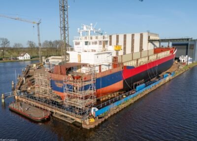 Longtar under construction at GS Yard in Waterhuizen, 12-04-2025