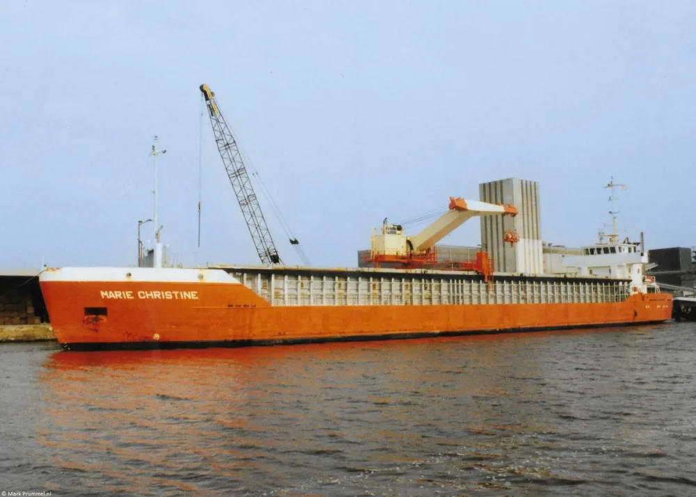 Marie Christine moored in Delfzijl