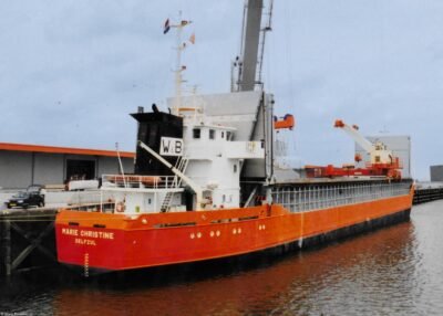 Marie Christine moored in Delfzijl, 19-06-2001