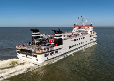Monnik leaving Lauwersoog, 12-04-2025