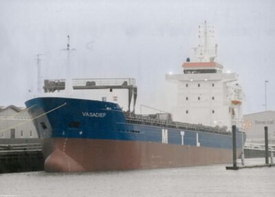 Vasadiep moored in Delfzijl, 22-11-2002