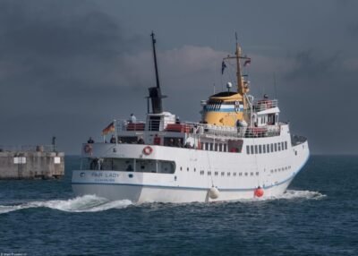 Fair Lady departing from Heligoland, 17-05-2025