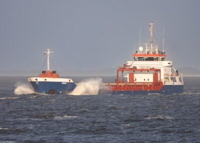 Ronja passing Cuxhaven, 17-05-2025