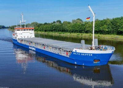Baltic Skipper passing Oldenbüttel in Kiel Canal, 21-06-2025