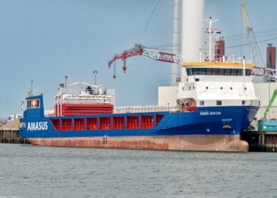Eems Bison moored in Eemshaven, 01-06-2025