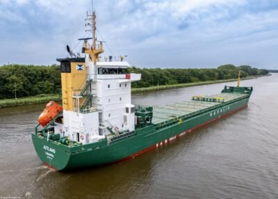 Jutland passing Burg in Kiel Canal, 22-06-2025