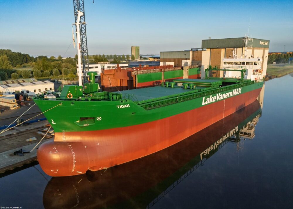 Tidan under construction at shipyard Ferus Smit, 20-06-2025