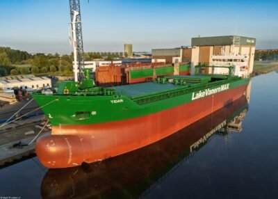 Tidan under construction at shipyard Ferus Smit, 20-06-2025