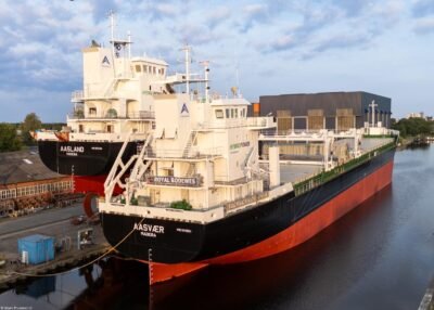 Aasvær under construction at shipyard Royal Bodewes, 09-08-2025
