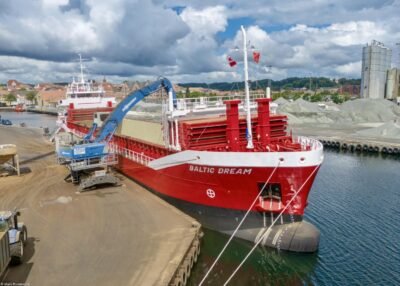 Baltic Dream moored in Aabenraa, 08-07-2025