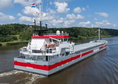 Denborg in Kiel Canal passing Hohenhörn, 19-07-2025