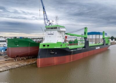 FWN Adriatic under construction at shipyard Ferus Smit in Leer, 05-07-2025