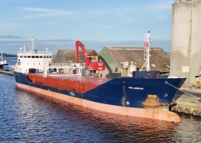 Fri Liepaja moored in Kolding, 12-07-2025