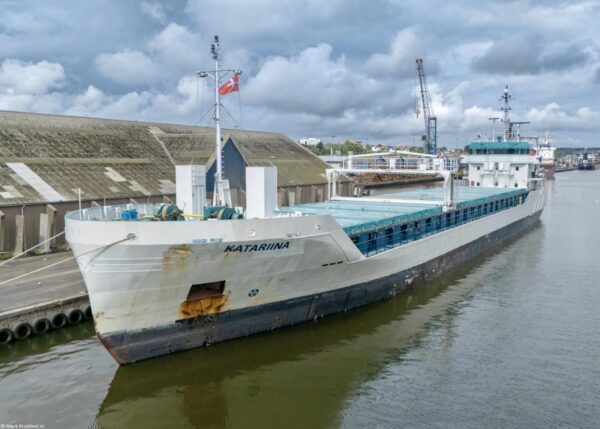 Katariina moored in Kolding, 08-07-2025
