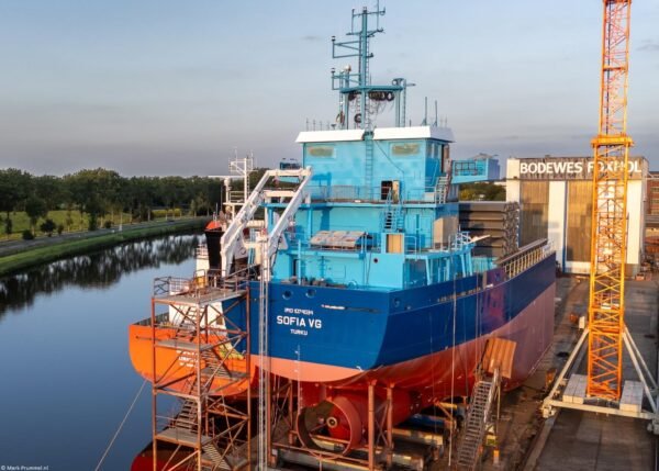 Sofia VG under construction at shipyard Royal Bodewes B.V. in Foxhol, 09-08-2025