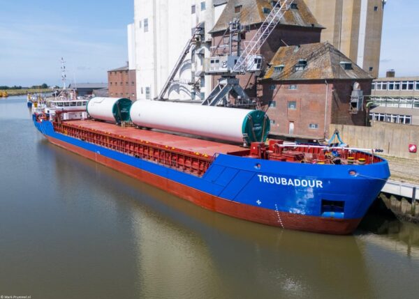 Troubadour moored in Husum, 19-07-2025