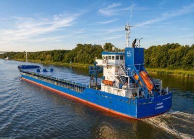 Harun in Kiel Canal passing Hohenhörn, 25-07-2024