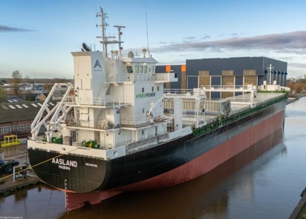Aasland under construction at shipyard Royal Bodewes, 30-11-2025