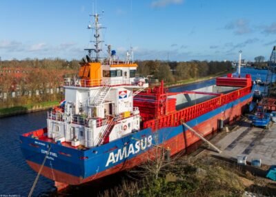 Eems Fivel moored in Delfzijl, 30-11-2025