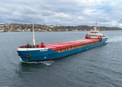 Elenora arriving in Kolding, 23-12-2025