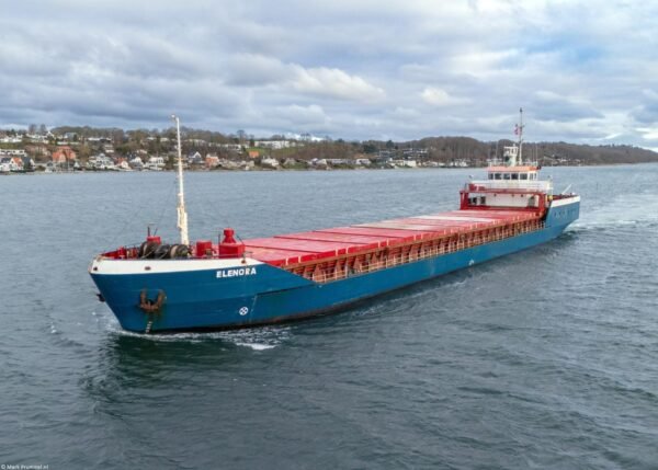 Elenora arriving in Kolding, 23-12-2025