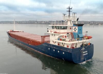 Haafjell arriving in Kolding, 26-12-2025